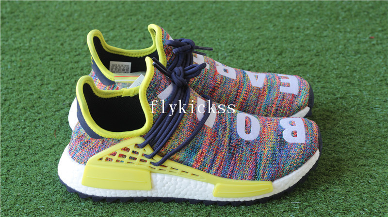 Final Version Pharrell Williams X Adidas NMD Human Race Rainbow Multicolor